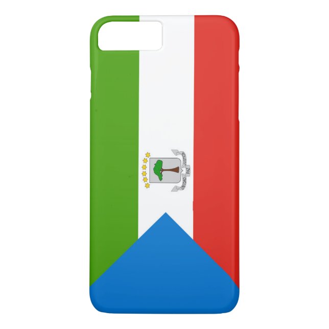 Ekvatorialguineas flagga Case-Mate iPhone skal (Baksida)