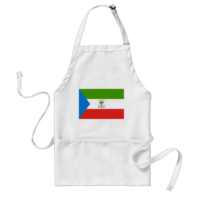 Ekvatorialguineas flagga förkläde (Framsidan)
