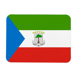 Ekvatorialguineas flagga magnet