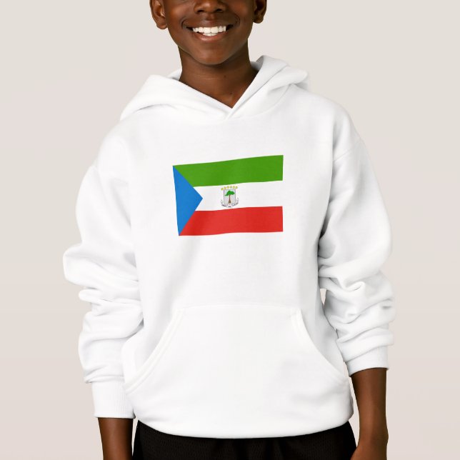 Ekvatorialguineas flagga t shirt (Framsida)