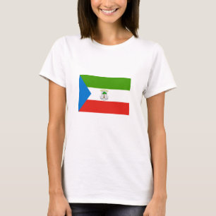 Ekvatorialguineas flagga t shirt