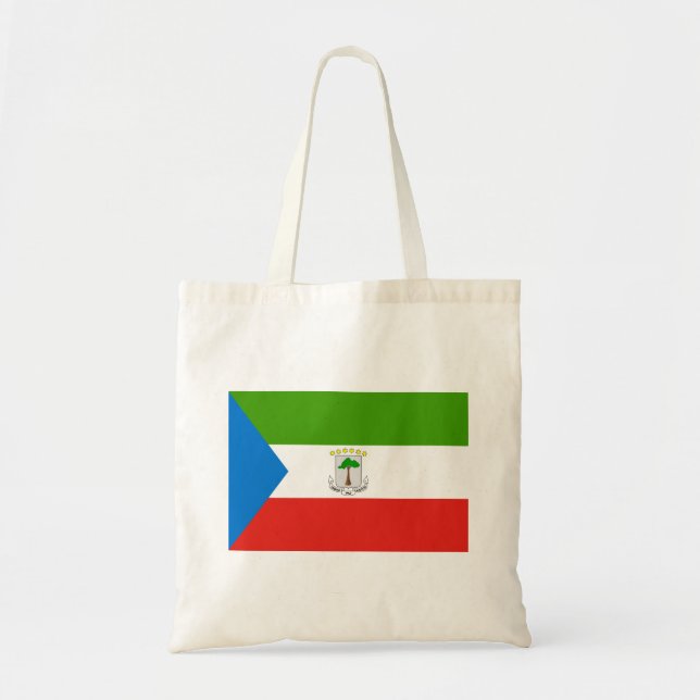 Ekvatorialguineas flagga tygkasse (Framsidan)