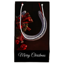 Ekvestrian jul Hanging Horseshoe Photo