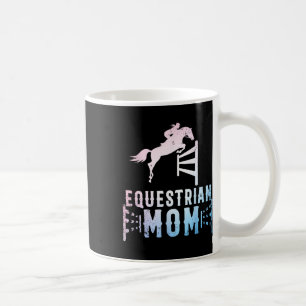 Ekvestrian Mamma Art för flickor Kaffemugg