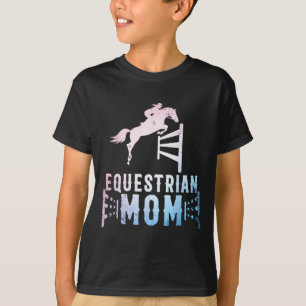 Ekvestrian Mamma Art för flickor T Shirt