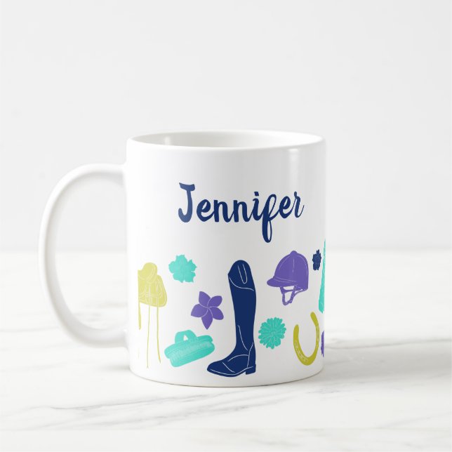 Ekvestrianer,  Personligen Kaffemugg (Vänster)