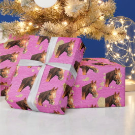 Ekvestriens Rosa Guld Presentpapper