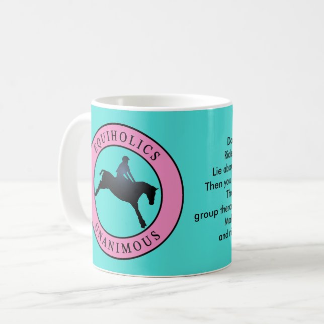 Ekviholiker Enhällig Cross country Kaffemugg (Framsida vänster)