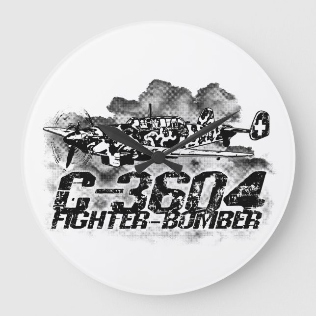 EKW C-36-väggklocka Stor Klocka (Framsida)