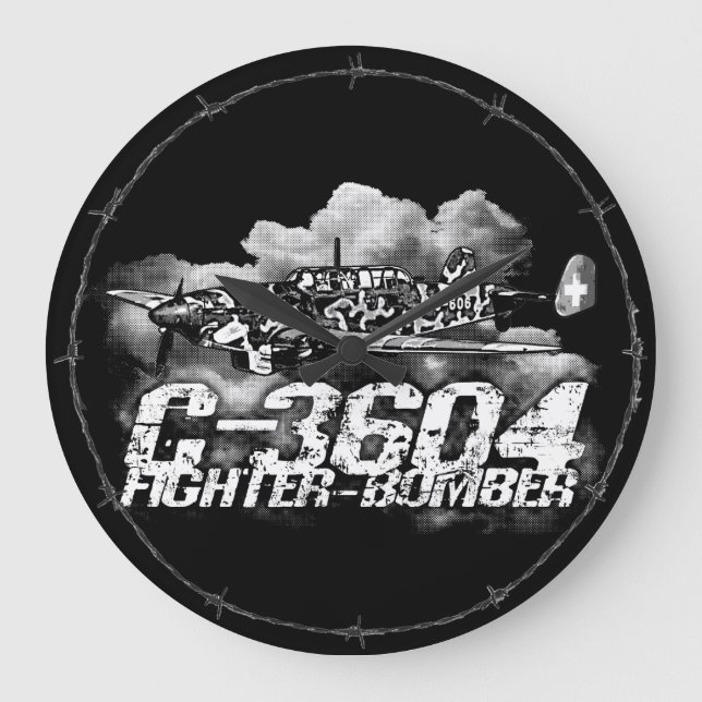 EKW C-36 Wallclocks Stor Klocka (Framsida)