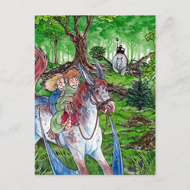 Ekwara framsidans vykort (Framsida)