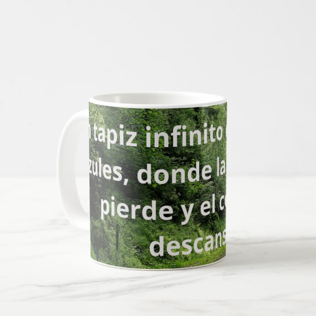 El Abismo Azul y Verde Kaffemugg (Framsida vänster)