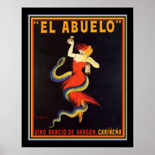 "El Abuelo" Leonetto Cappiello Poster 16 x 20