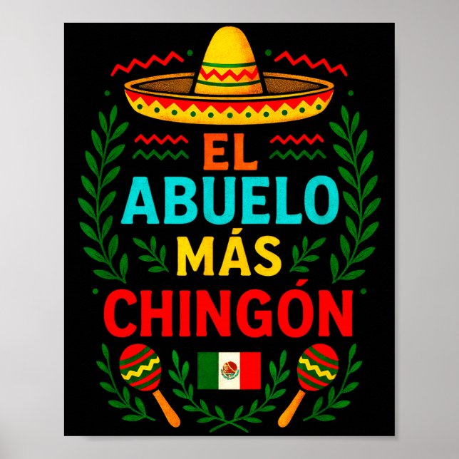 El Abuelo Más Chingón - Rolig mexikansk farfar  Poster (Framsidan)