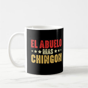 El Abuelo Mas Chingon Spain Grandpa Fars dag Kaffemugg