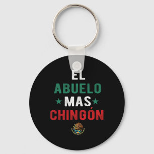 El Abuelo Mas Chingon Spanska lärare Fars dag Nyckelring