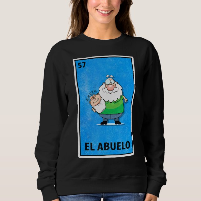 El Abuelo Mexican Lottery Parody T Shirt (Framsida)