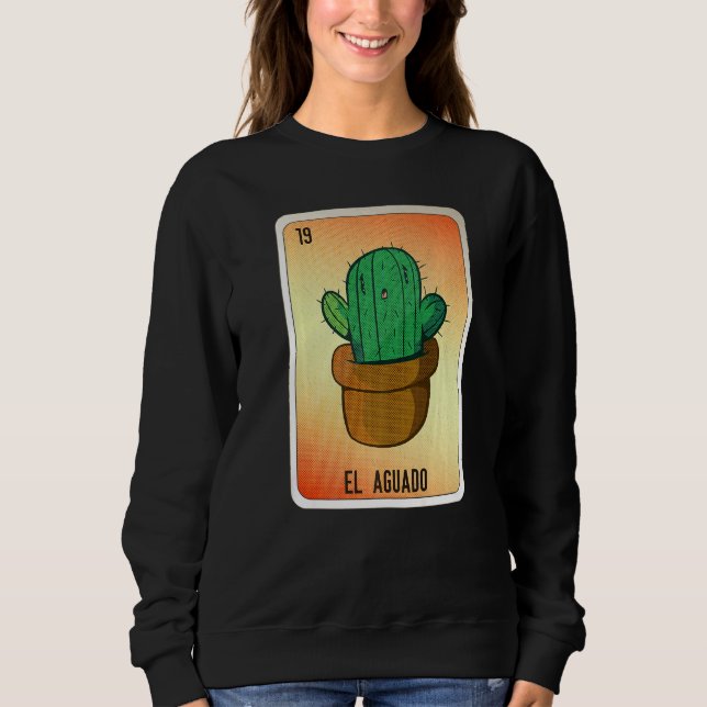 EL Aguado Mexican Slang Lottery Bingo Cards   T Shirt (Framsida)