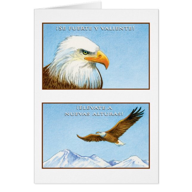 El Aguila, tarjeta Hälsningskort (Framsidan)