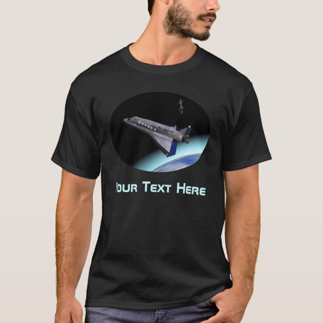 El Al Maslool Space Shuttle T-shirt (Framsida)