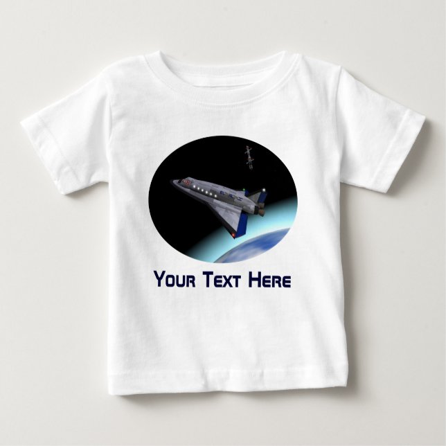 El Al Maslool Space Shuttle T Shirt (Framsida)