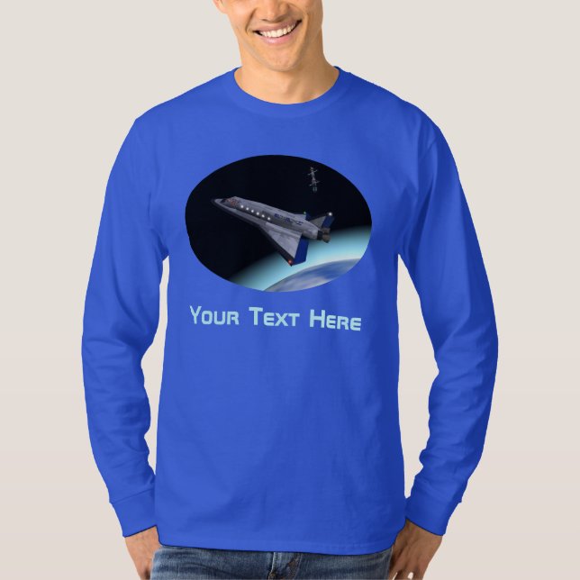 El Al Maslool Space Shuttle Tee (Framsida)