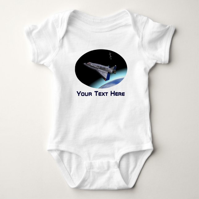 El Al Maslool Space Shuttle Tee Shirt (Framsida)