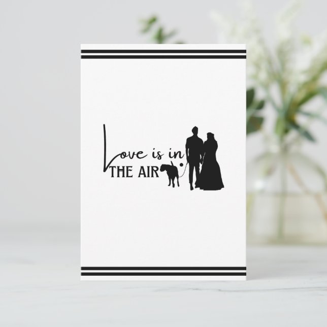 El amor de pareja de perros está en el aire (Stående Fram)