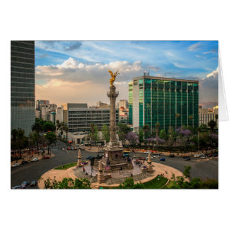 El Angel De Independencia Hälsningskort