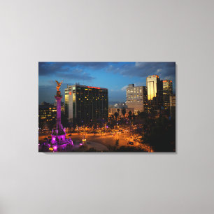 El Angel De Independencia, Mexikanska Landmark Canvastryck