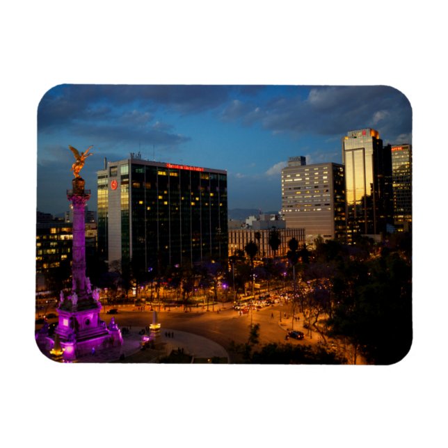 El Angel De Independencia, Mexikanska Landmark Magnet (Horisontell)