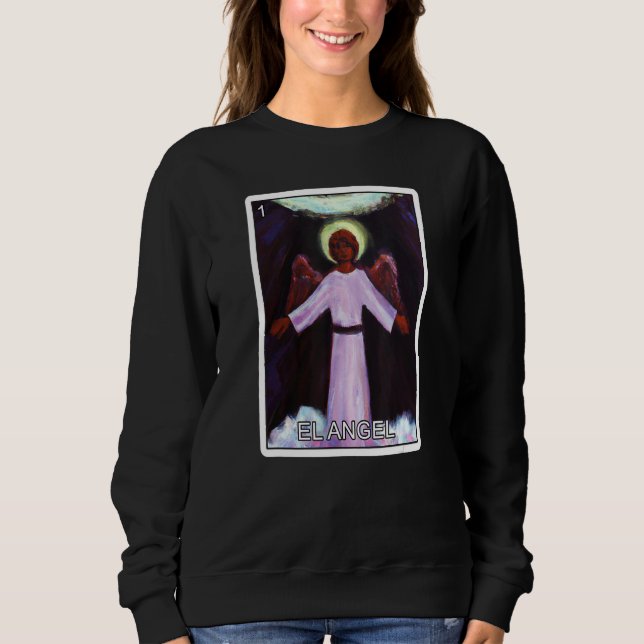 El Angel The Angel Card Mexican Lottery Card El An T Shirt (Framsida)