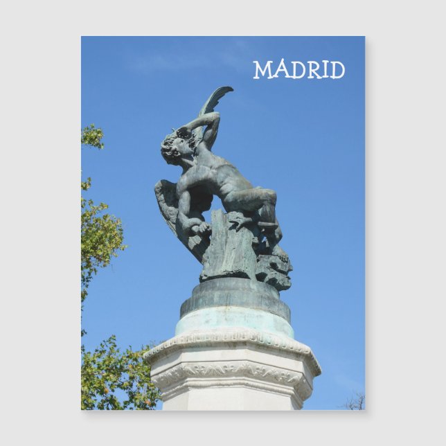 El-ängeln Caido, Retiro parkerar, Madrid (Framsida)
