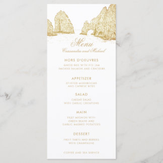 El Arco Cabo San Lucas Arch Menu Meny