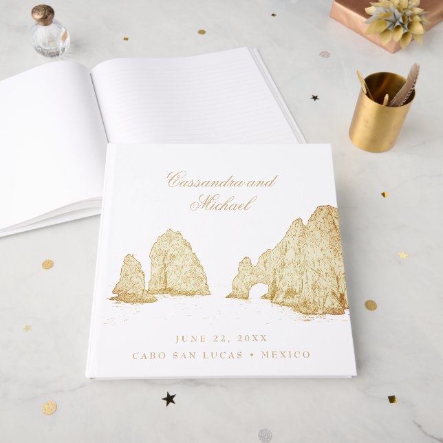 El Arco |  Cabo San Lucas MEXICO Gästböcker (Framsidan öppen)