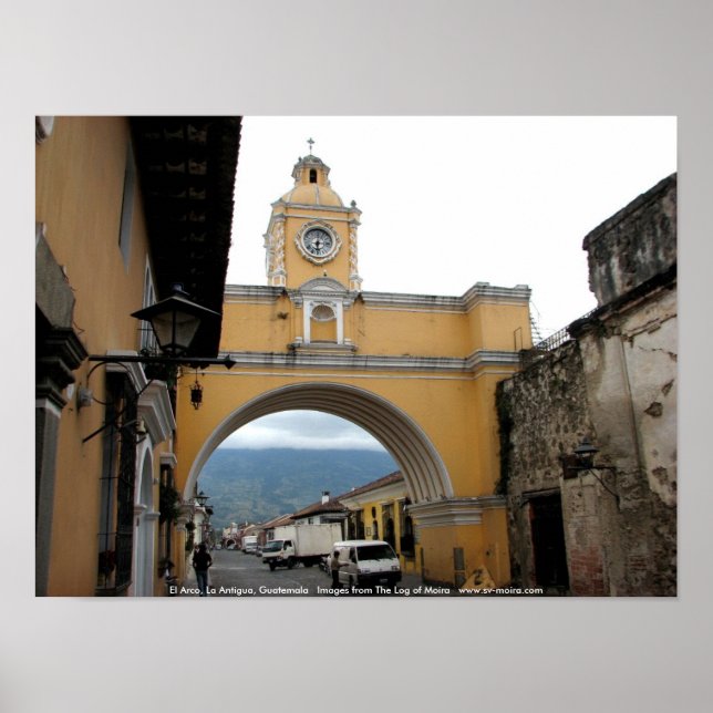 El Arco, La Antigua, Guatemala Poster (Framsidan)