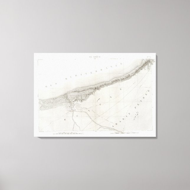 El Arich, Egypten Canvastryck (Framsida)