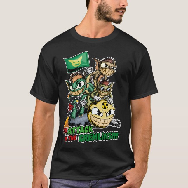 El Ataque de los Gremlins T Shirt (Framsida)