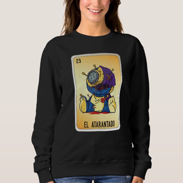 El Atarantado Mexican Slang Lottery Bingo Cards   T Shirt (Framsida)