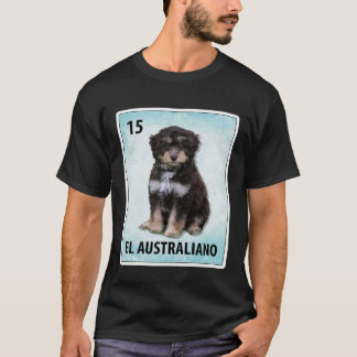 El Australiano Mexican Aussiedoodle-kort T Shirt