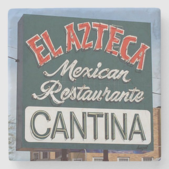 El Azteca, El Azteca Atlanta, El Azteca Underlägg Sten (Framsidan)