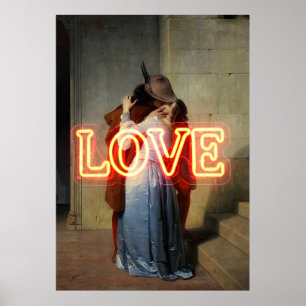 El Bacio Remix – Neon ”LOVE” Väggkonst & Merch
