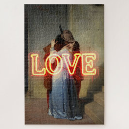 El Bacio Remix – Neon ”LOVE” Väggkonst & Merch Pussel