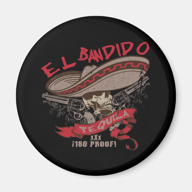 El Bandido Tequila Magnet (Framsidan)