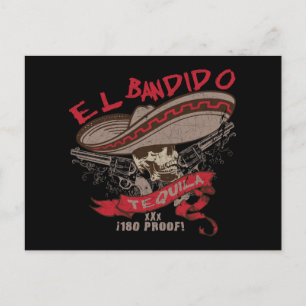 El Bandido Tequila Postcard Vykort