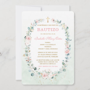 El Bautizo invitación de nuestra hi Inbjudningar