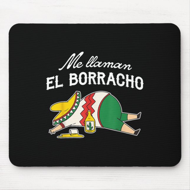 El Borracho Tacos Funny Drunk Humor Musmatta (Framsidan)