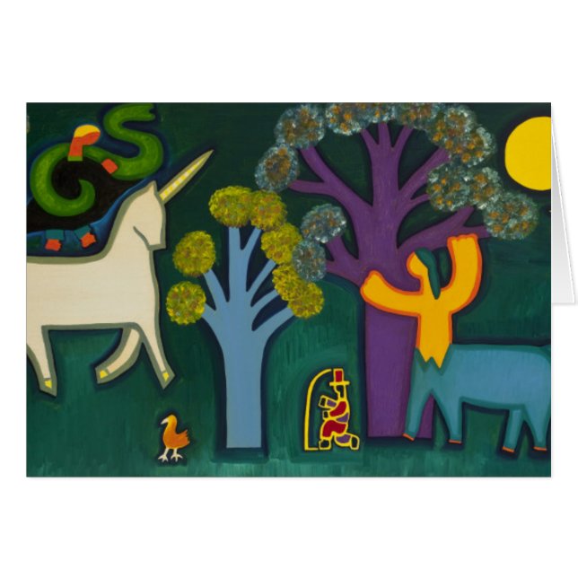 El Bosque Magico de Lucas 2009 Hälsningskort (Framsidan Horizontal)