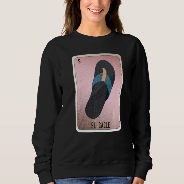 El Cacle Mexican Slang Lottery Bingo Cards   T Shirt (Framsida)