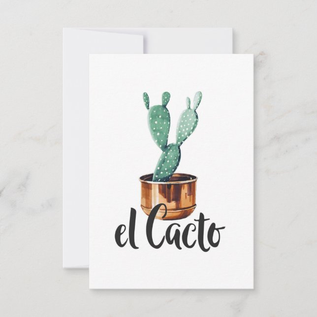 El Cactus OSA Kort (Framsida)
